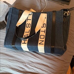 Halston Heritage Blue and Black Womens Bag